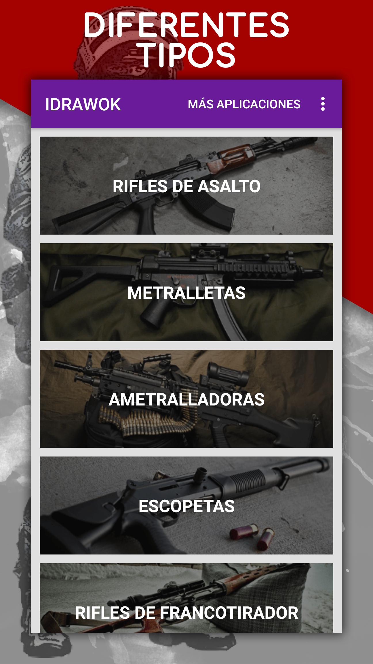 Descarga de APK de Cómo dibujar armas paso a paso para Android Descarga de APK de Cómo dibujar armas paso a paso para Android