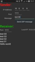UDP Receiver and Sender capture d'écran 3