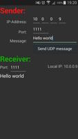 UDP Receiver and Sender capture d'écran 2