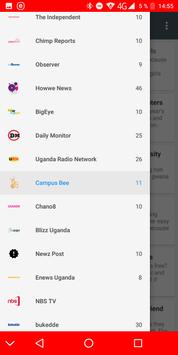 برنامه‌نما Uganda news عکس از صفحه