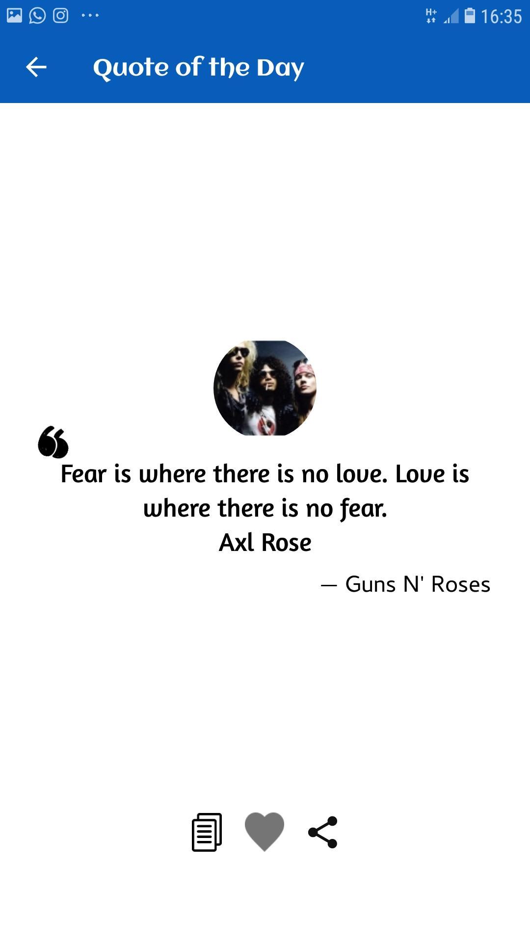 Guns N' Roses Quotes, Lyrics and Facts for Android - APK Download