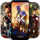 4K Superheroes Wallpapers - Live Wallpaper Changer icon