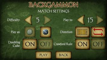 Backgammon capture d'écran 2