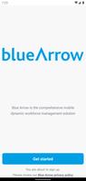 Blue Arrow الملصق