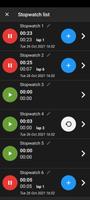 Talking stopwatch multi timer screenshot 1