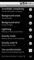Tilt Snow Live Wallpaper স্ক্রিনশট 1
