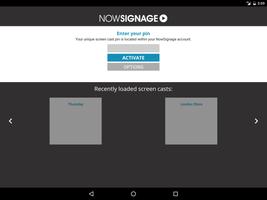 برنامه‌نما NowSignage عکس از صفحه