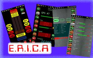 E.R.I.C.A Speedometer الملصق