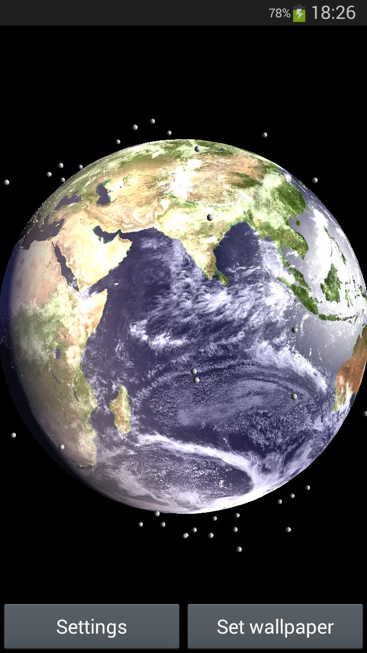 Earth Satellite Live Wallpaper for Android - APK Download