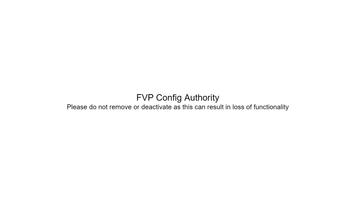 FVP Config Authority screenshot 1