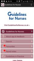 Guidelines for Nurses Affiche