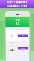 5 Minute Home Workouts اسکرین شاٹ 2