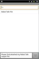 Robot Talk capture d'écran 1