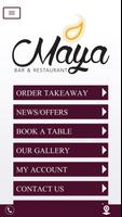 Maya Restaurant Affiche