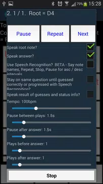Screenshot 5 for Interval Recognition ear train