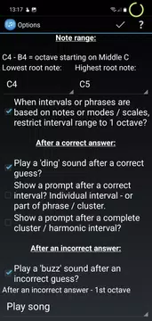 Screenshot 7 for Interval Recognition ear train
