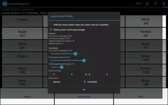 Screenshot 14 for Interval Recognition ear train