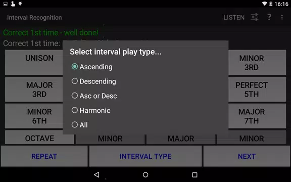 Screenshot 10 for Interval Recognition ear train