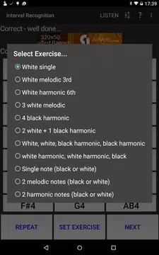 Screenshot 12 for Interval Recognition ear train