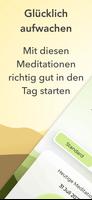 Morgen Meditation: Achtsamkeit Plakat