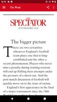 The Spectator Magazine – Legacy capture d'écran 3