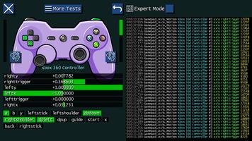 برنامه‌نما Game Controller Tester عکس از صفحه