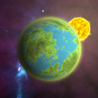 Cosmos portátil: juego espacio icono
