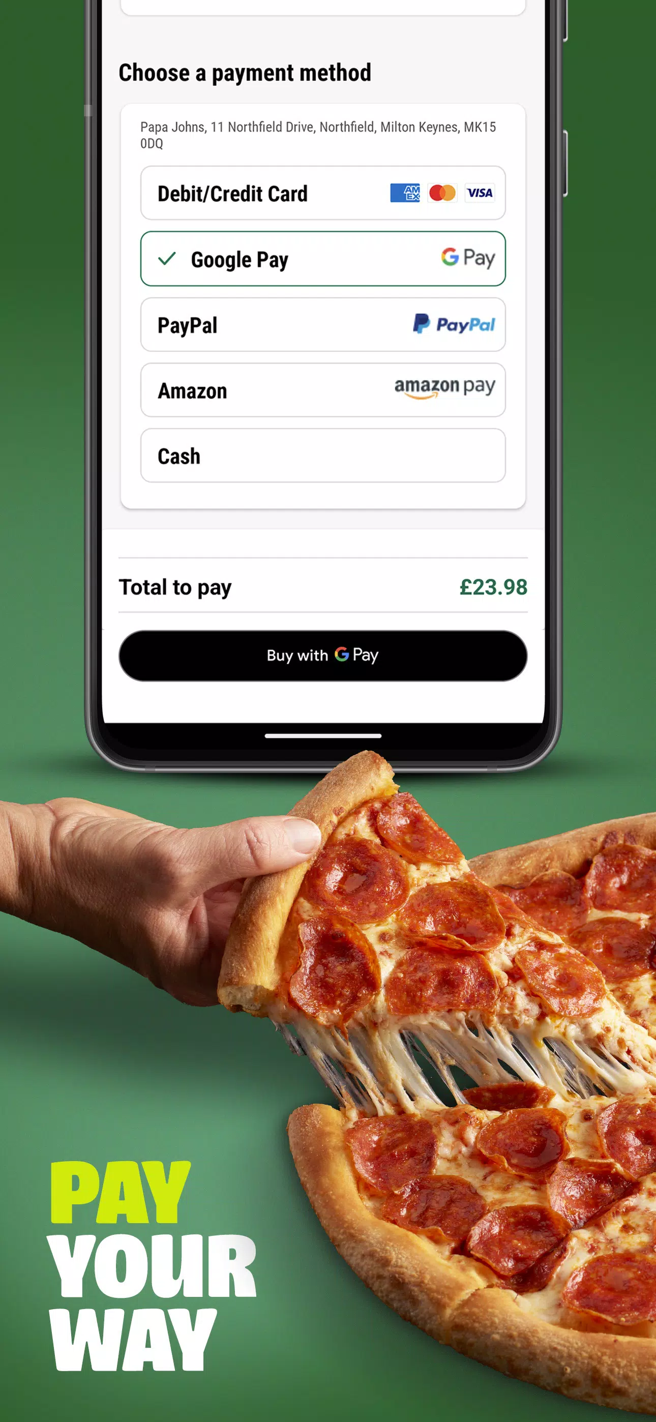 Papa John's Pizza Türkiye Apk Download for Android- Latest version  1.13(2.3.4.4)- led.android.papajohns