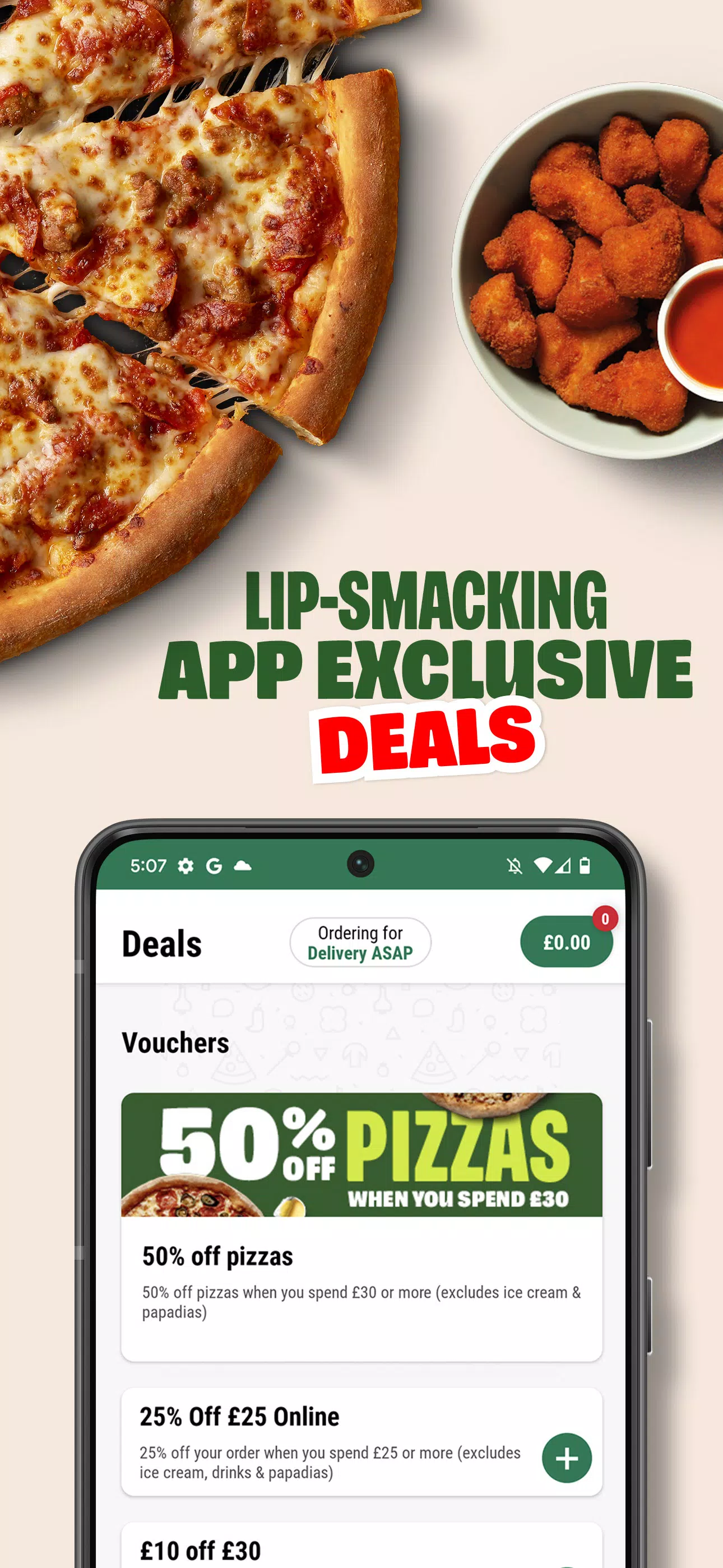 Papa Johns Pizza & Delivery Apk Download for Android- Latest version 3.2.2-  uk.co.papajohns.ppjqg