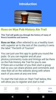 Ross Pub History Ale Trail plakat