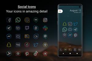 Outline Icons - Icon Pack اسکرین شاٹ 3