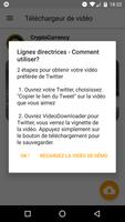 Video Downloader pour Twitter capture d'écran 1