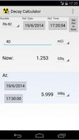 Radioactive Decay Calculator imagem de tela 1