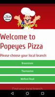 Popeye's Pizza poster