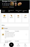 پوستر Burger & Deserts