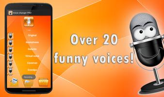 Poster Change voice tone (Voice changer) prank