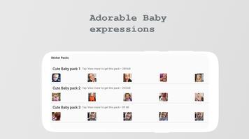 Cute Baby Stickers for Whatsapp - WastickerApp 스크린샷 2