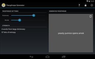 Passphrase Generator capture d'écran 2
