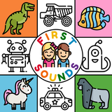 Animal Sounds Baby Flashcards icône
