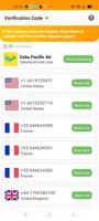 SMS Verification Code Affiche