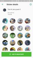 Stickers for Tom And Jerry- Sticker for Whatsapp ảnh chụp màn hình 1