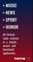 Radio UK: English music & news-poster