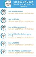 Soal UKG 2019 Terbaru Pedagogik PPG captura de pantalla 1