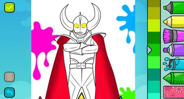 Ultra Man zero coloring rumble تصوير الشاشة 2
