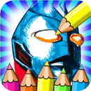 Ultra man zero battle Coloring APK