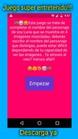 4 fotos 1 personaje de Soy Luna Affiche