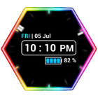 [Pro] Neon Clock آئیکن