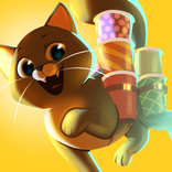Cat Zone .io - Cup Stack