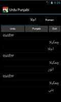 Urdu Punjabi Dictionary capture d'écran 1