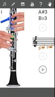 Poster 3D Diteggiatura Clarinetto